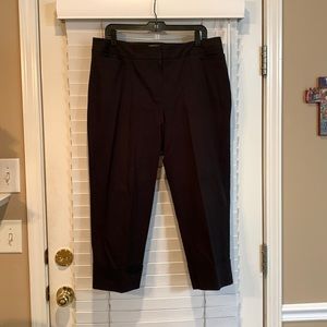 Chico’s Black Ankle Length Pants Size 2.5 (14)